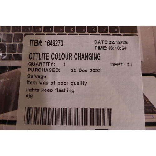 3144 - Ottlite Colour Changing Desk Lamp (283-327) * This lot is subject to VAT