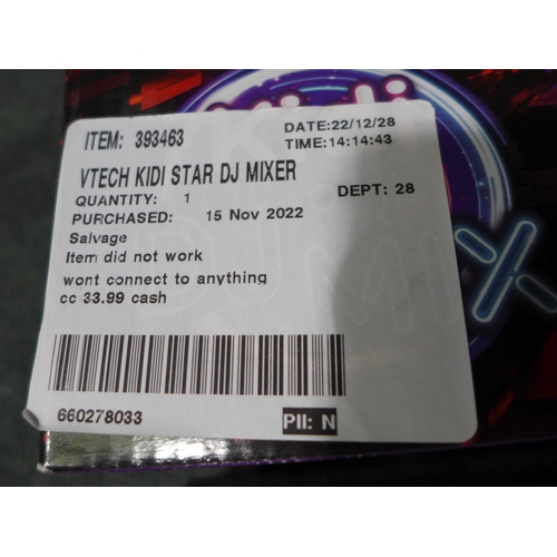 3146 - Vtech Kidi Star DJ Mixer, Robotic Mecha Dragon  (283-311,315) * This lot is subject to VAT