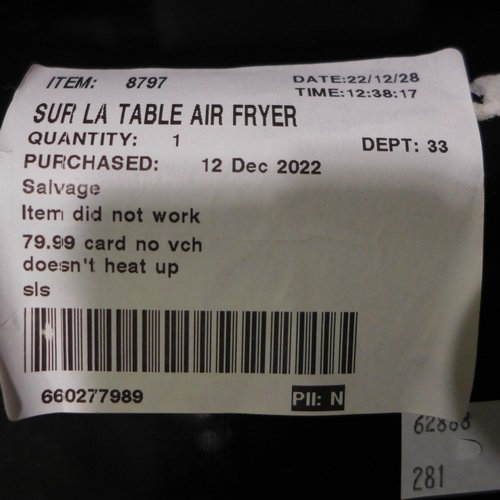 3157 - Sur La Table Double Air Fryer   (283-298) * This lot is subject to VAT