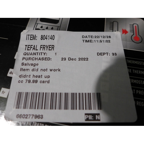 3159 - Tefal Fryer (model:- FR804140)             (283-319) * This lot is subject to VAT