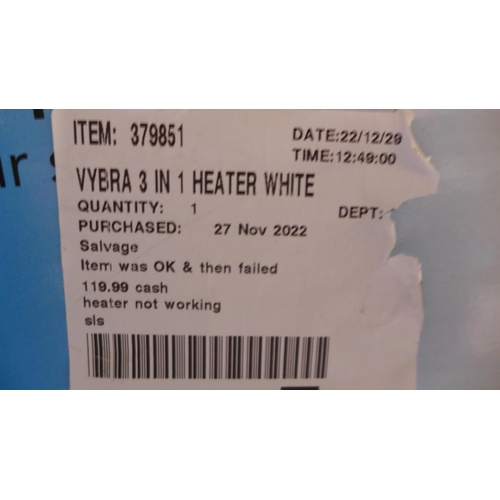 3172 - Vybra 3 In 1 Heater (283-309) * This lot is subject to VAT