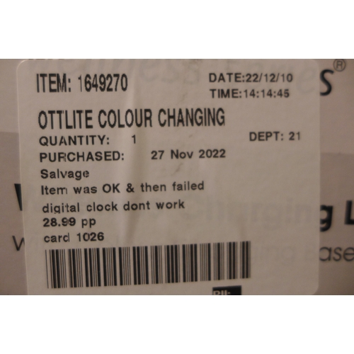 3190 - Ottlite Colour Changing LED Desk Lamp  (283-148) * This lot is subject to VAT