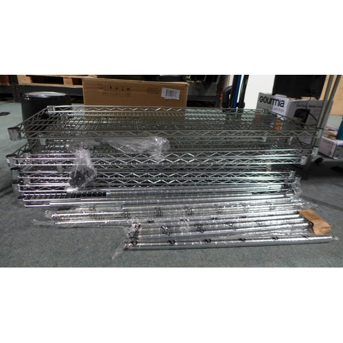 3253 - Trinity 4 Tier Metal Shelving, Trinity 6 Tier Metal Shelving      (283-358,359) * This lot is subjec... 