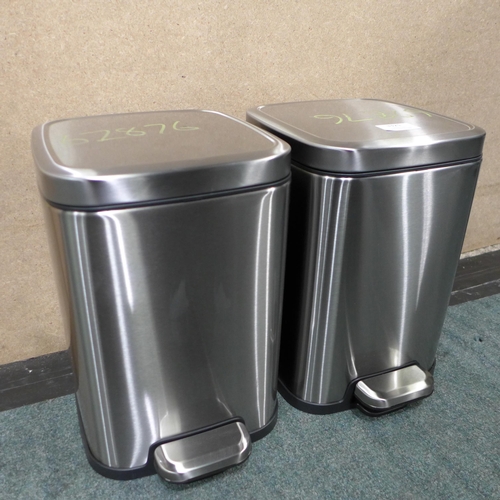 3321 - Two Eko 6L Soft Close Bin (283-287) * This lot is subject to VAT