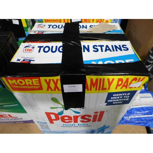 3346 - 2 Boxes of Persil washing powder (130 wash each - both open) * this lot is subject to VAT