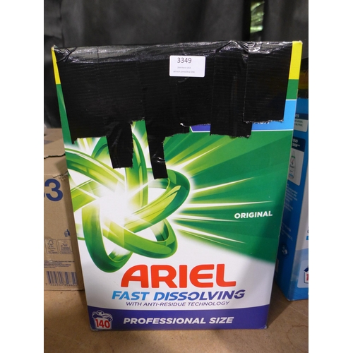 3349 - 140 Wash Ariel washing powder - open * this lot is subject to VAT