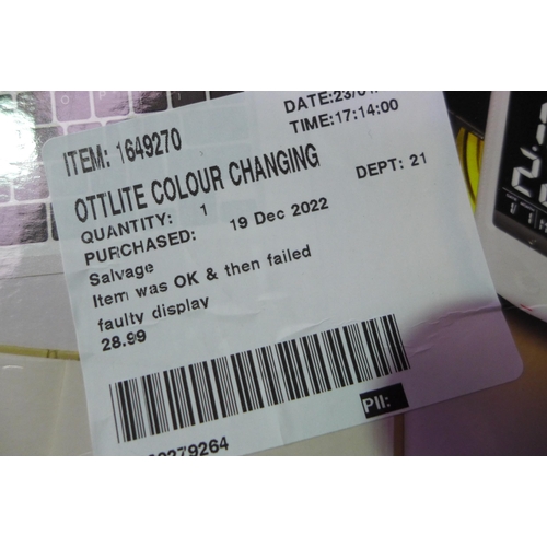 3366 - Ottlite Colour Changing Desk Lamp (283-448) * This lot is subject to VAT