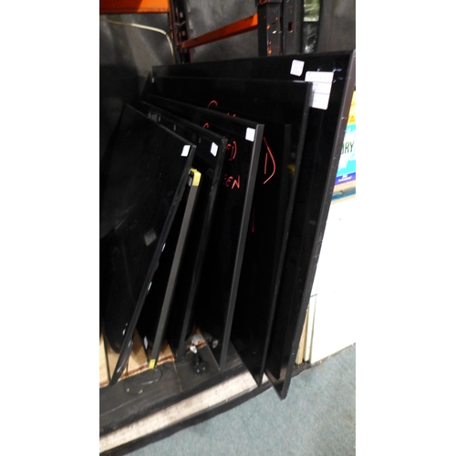 3370 - 9 Damaged Tv's - Hisense, Samsung, Toshiba and Phillips   (283-156,362,363,492) * This lot is subjec... 