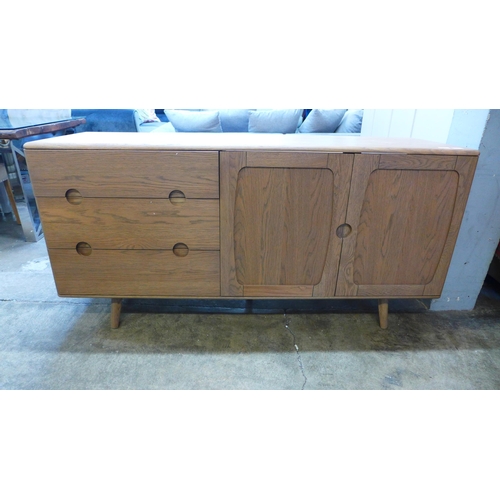 1506 - A Tambour Holcot mid century style sideboard, missing back board, some marks