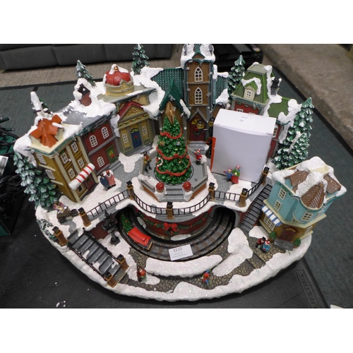 3210 - Snowy Holiday Village Centrepiece - Damaged, original RRP £104.16 + VAT (283-124) * This lot is subj... 