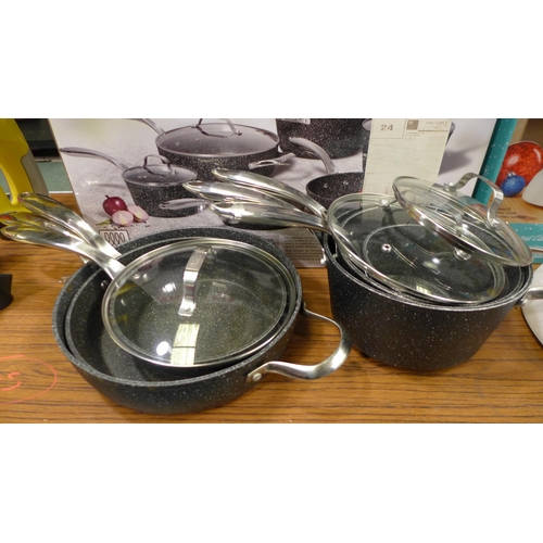 3251 - The Rock Cookware Set, original RRP £106.99 + VAT (285-28) * This lot is subject to VAT