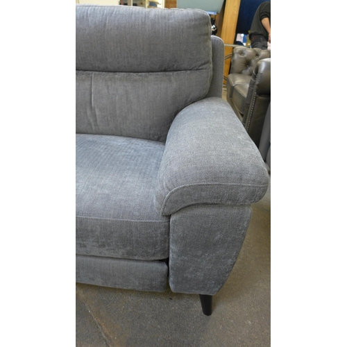 1504 - Grace Char Fab Large 2 Seater fabric Recliner sofa, original RRP -£874.99 + VAT (4163-22) * This lot... 