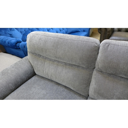 1504 - Grace Char Fab Large 2 Seater fabric Recliner sofa, original RRP -£874.99 + VAT (4163-22) * This lot... 