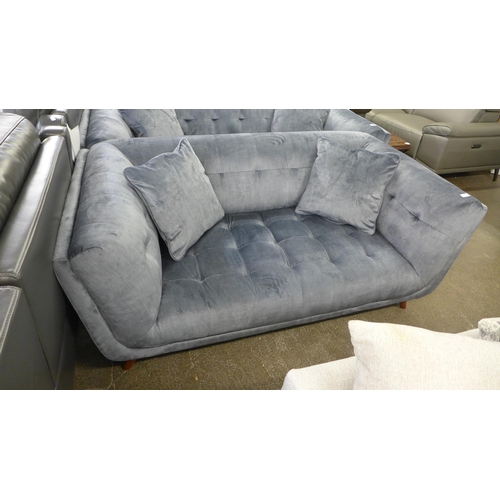 1513 - A Ritz upholstered two seater sofa and three seater sofa