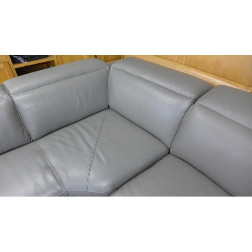 1518 - Kuka Rachel M.Grey Lefthand  Sectional sofa, scuffed back corners,original RRP -£1833.33 + VAT (4163... 