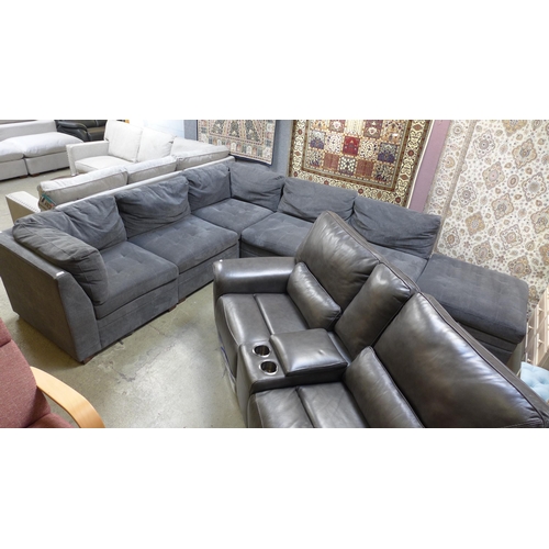 1553 - Tisdale 6 Piece Fabric sectional Sofa, original RRP -£1399.99 + VAT (4163-34) * This lot is subject ... 