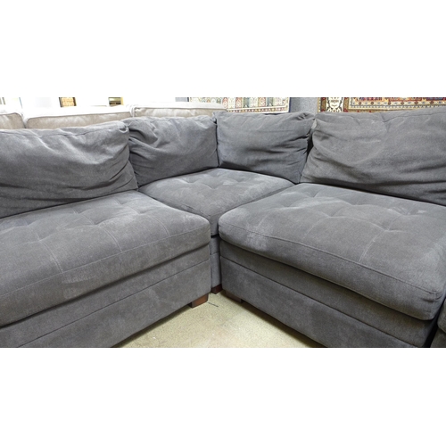 1553 - Tisdale 6 Piece Fabric sectional Sofa, original RRP -£1399.99 + VAT (4163-34) * This lot is subject ... 