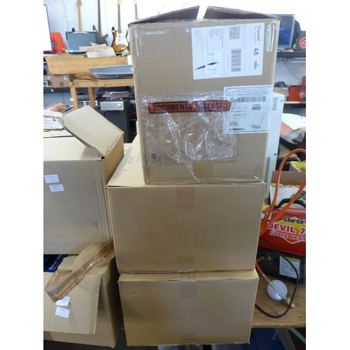 2140 - 3 Boxes of face shields