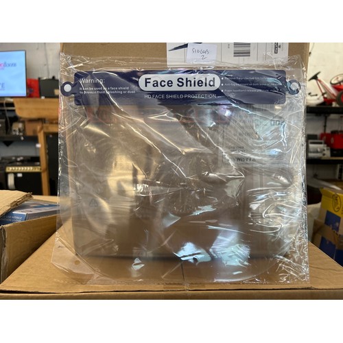 2140 - 3 Boxes of face shields