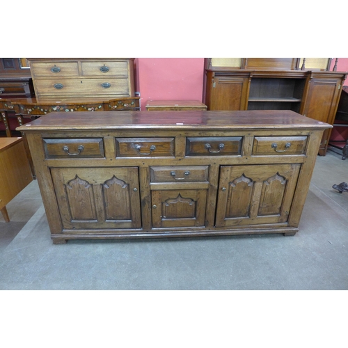116 - A George II style oak dresser