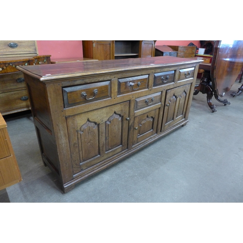 116 - A George II style oak dresser