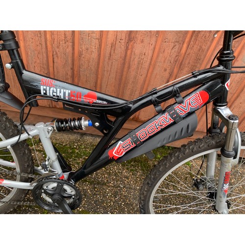 2396 - Shockwave dual suspension 'SUS Eight 50' all-terrain bike/ATB/bicycle with mudguards - Police reposs... 