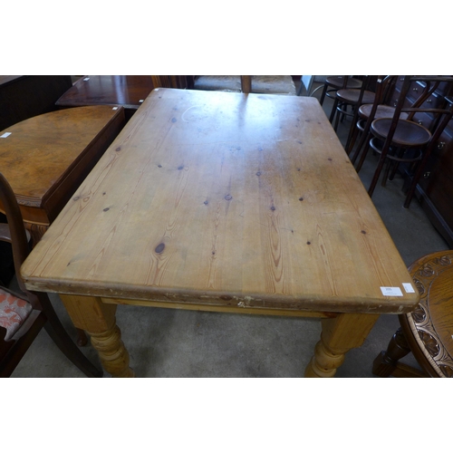 205 - A pine kitchen table