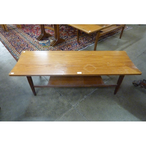 5 - A Fyne Ladye teak coffee table, designed by Richard Hornby
