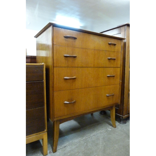 80 - A Wrighton afromosia chest of drawers