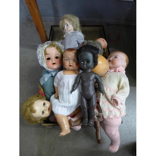 1179 - A collection of vintage dolls including Armand Marseille, all a/f **PLEASE NOTE THIS LOT IS NOT ELIG... 