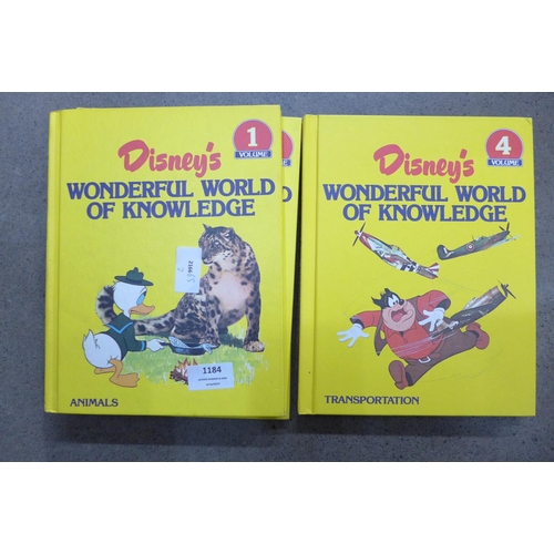 1184 - A set of Disney, Wonderful World of Knowledge Encyclopedias 1-25 **PLEASE NOTE THIS LOT IS NOT ELIGI... 