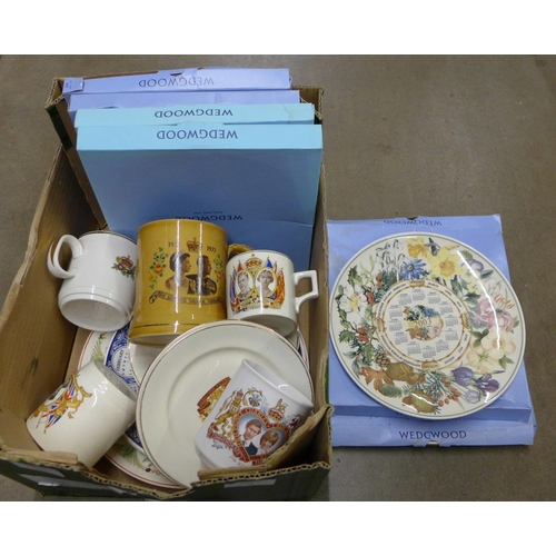 1215 - Wedgwood royalty plates, tankard, etc. **PLEASE NOTE THIS LOT IS NOT ELIGIBLE FOR POSTING AND PACKIN... 