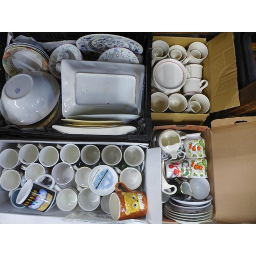 1230 - A collection of assorted china, mainly teaware, etc. **PLEASE NOTE THIS LOT IS NOT ELIGIBLE FOR POST... 