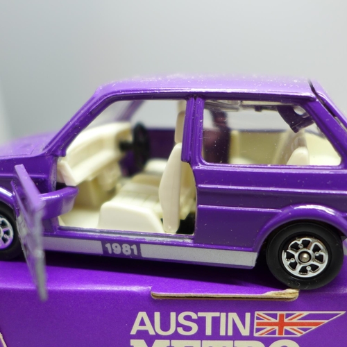 639 - Four Corgi Special Edition 1981 Mini Metro to commemorate the marriage of Prince Charles and Lady Di... 