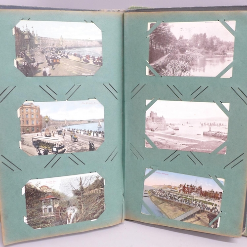 680 - Two albums of early 20th Century and later postcards