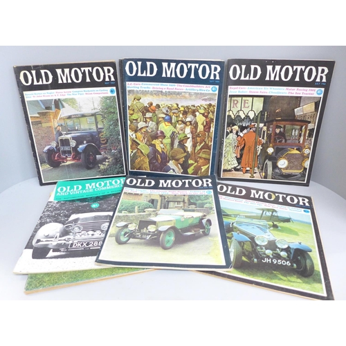 682 - A collection of twelve Old Motor magazines from the 1960s