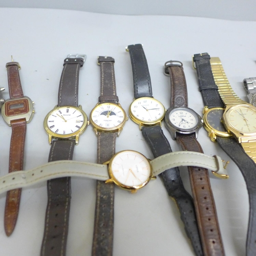 683 - A collection of wristwatches