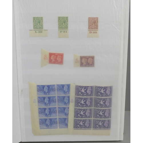 703 - Stamps:- album of FB controls and cylinder blocks, GV onwards