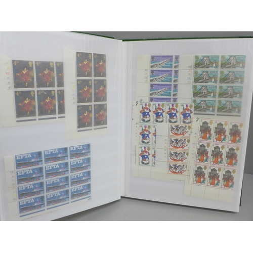 703 - Stamps:- album of FB controls and cylinder blocks, GV onwards
