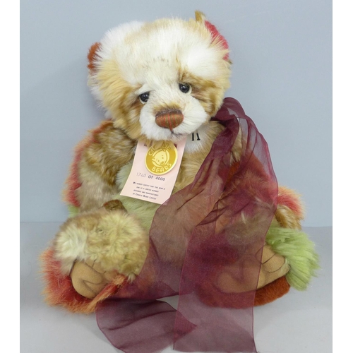759 - A limited edition Toffee Apple Charlie Bear
