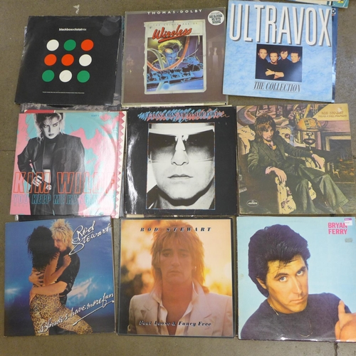 788 - A collection of 1980s LP records and 12