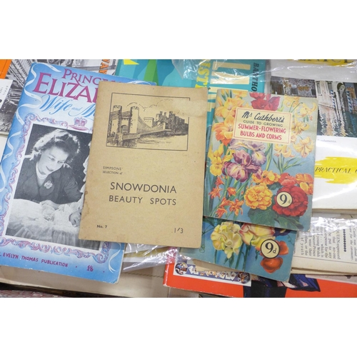 811 - A collection of ephemera including early railway maps, other train ephemera, 1960s Nottingham Forest... 