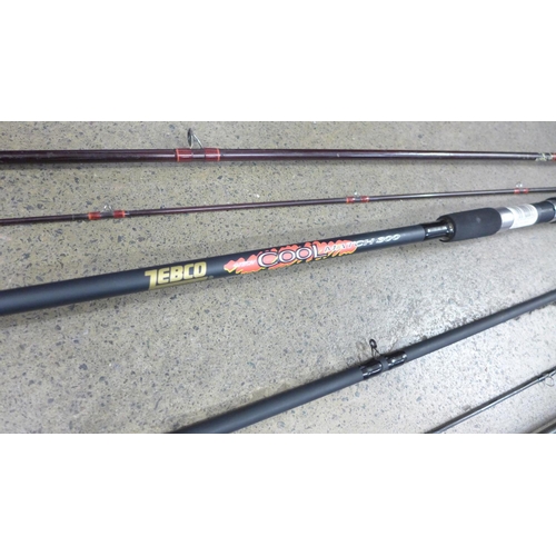 830 - A collection of fly fishing rods including a Hardy and a coarse fishing rod (6)