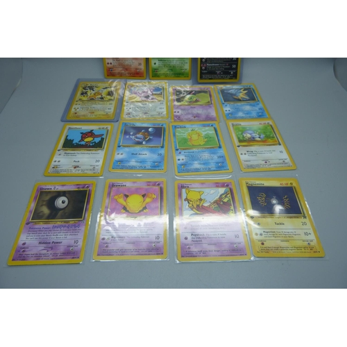 849 - 15 First edition vintage Pokemon cards