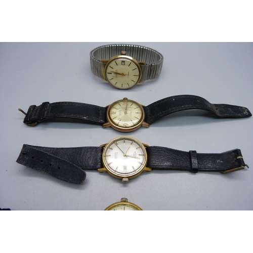 924 - A collection of gentleman's wristwatches