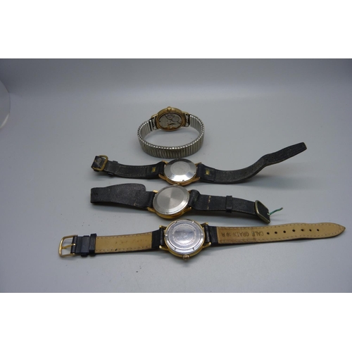 924 - A collection of gentleman's wristwatches