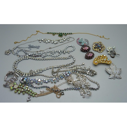 936 - Paste set jewellery