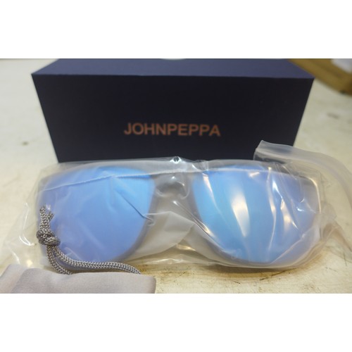 2054 - 4 Pairs of John Pepa designer sunglasses - unused