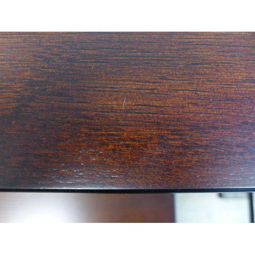 1617 - A stained timber tall bar table