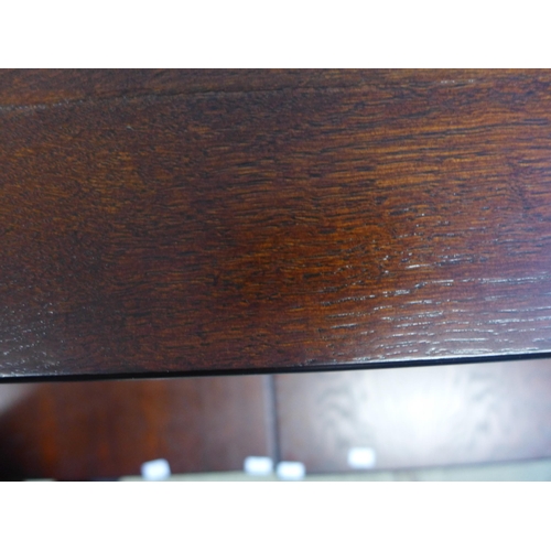 1618 - A stained timber tall bar table